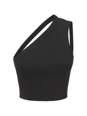 Jacquemus   La Maille Ascu linen knit rib crop top 