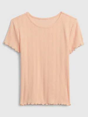 Kids Pointelle Top
