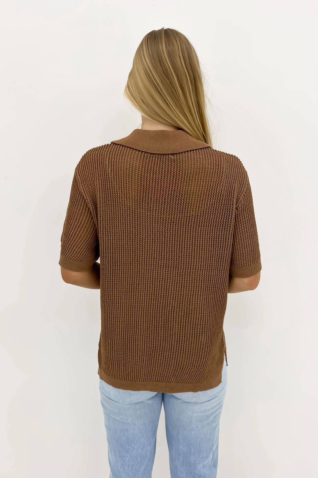 Kylah Knit Top Chocolate