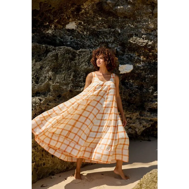 Le Soleil Sundress | Mandarine Gingham