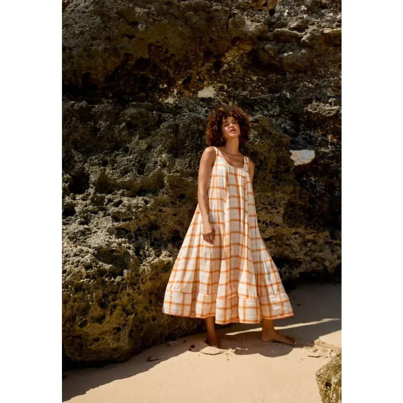 Le Soleil Sundress | Mandarine Gingham