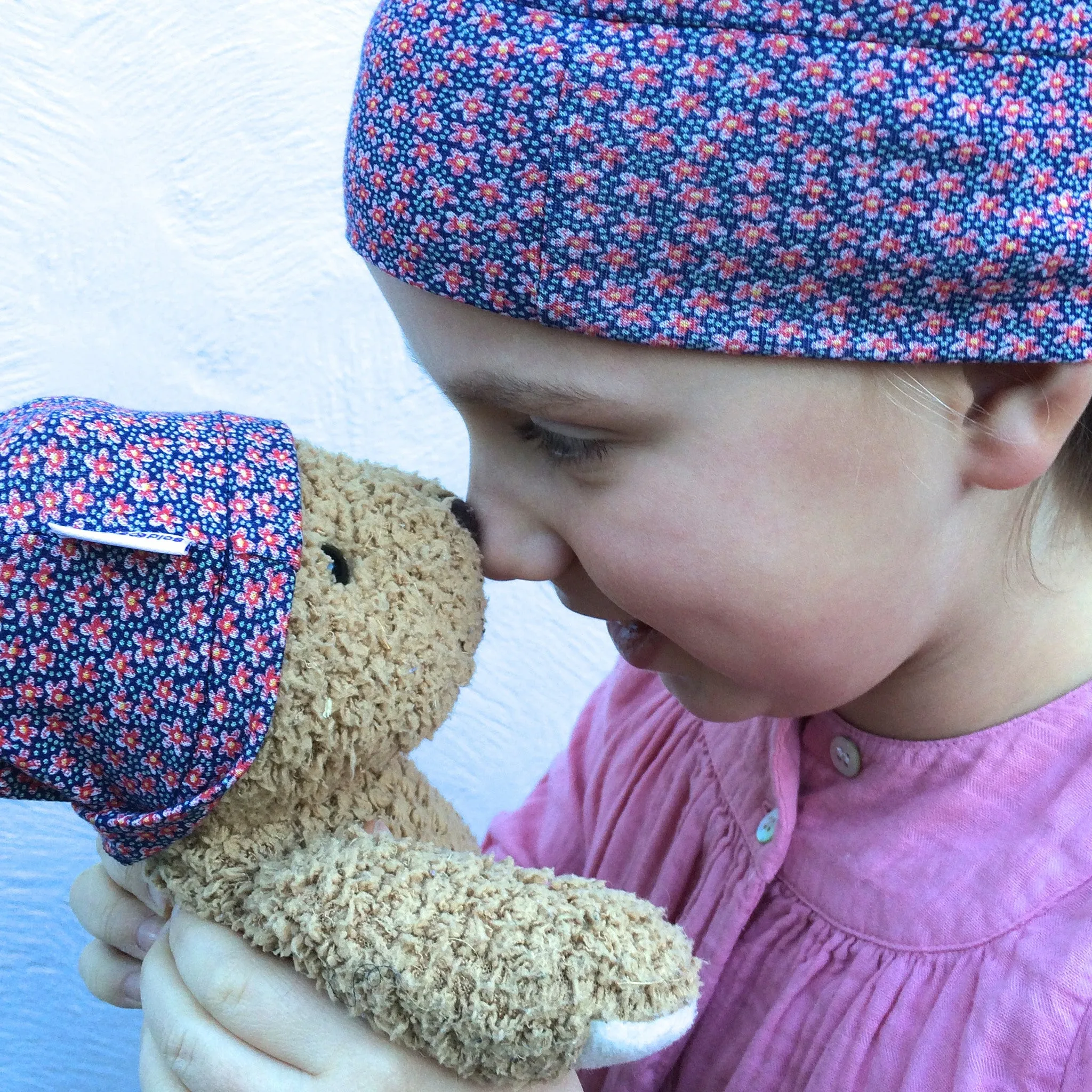 Liberty Girl Isla Hair Loss Navy - Red Flower
