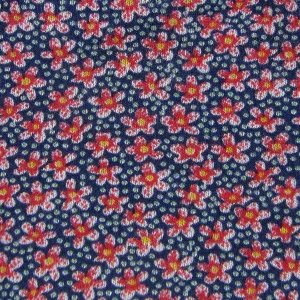 Liberty Girl Isla Hair Loss Navy - Red Flower
