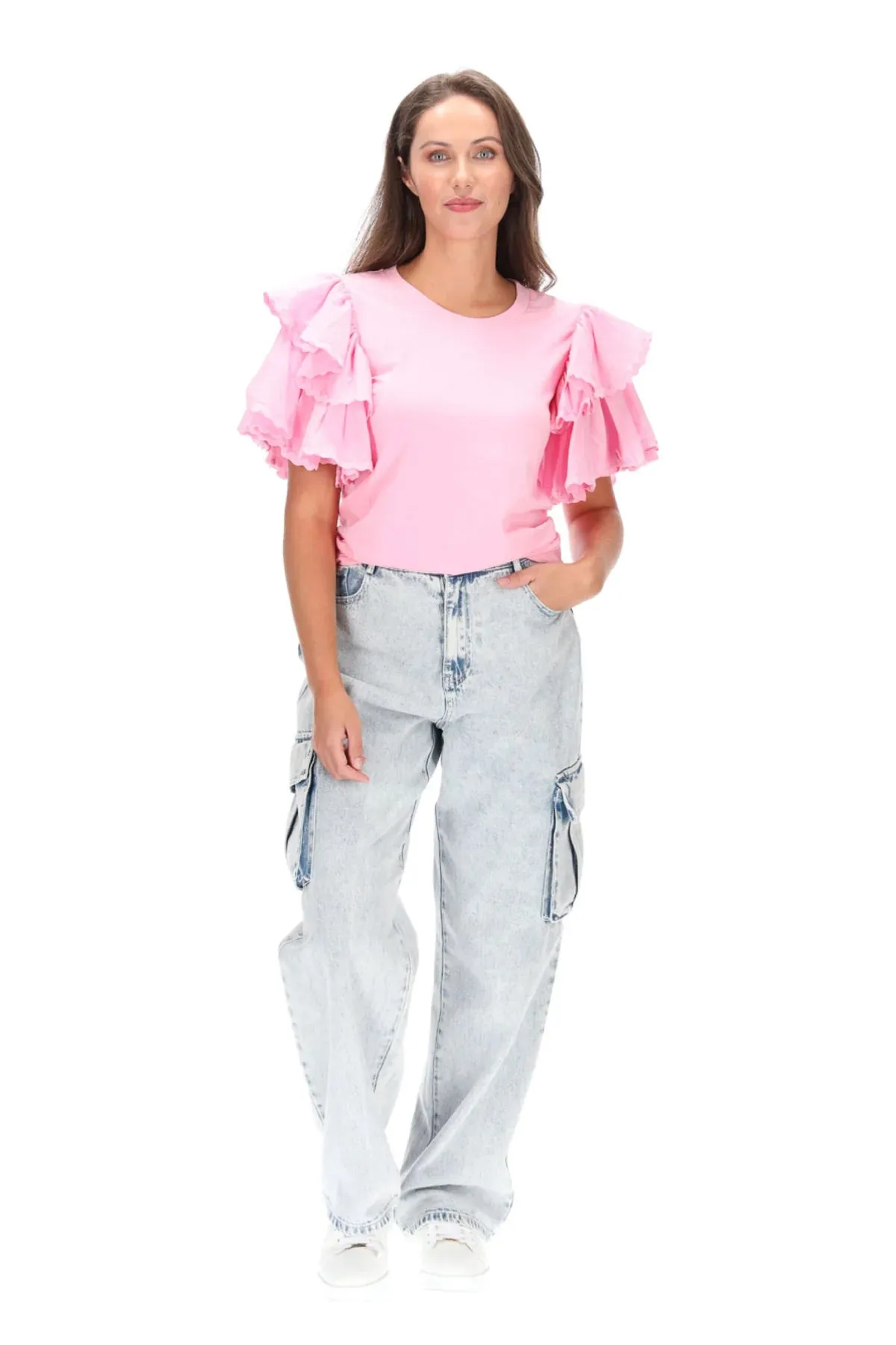 Lulu Knit Top | Pink