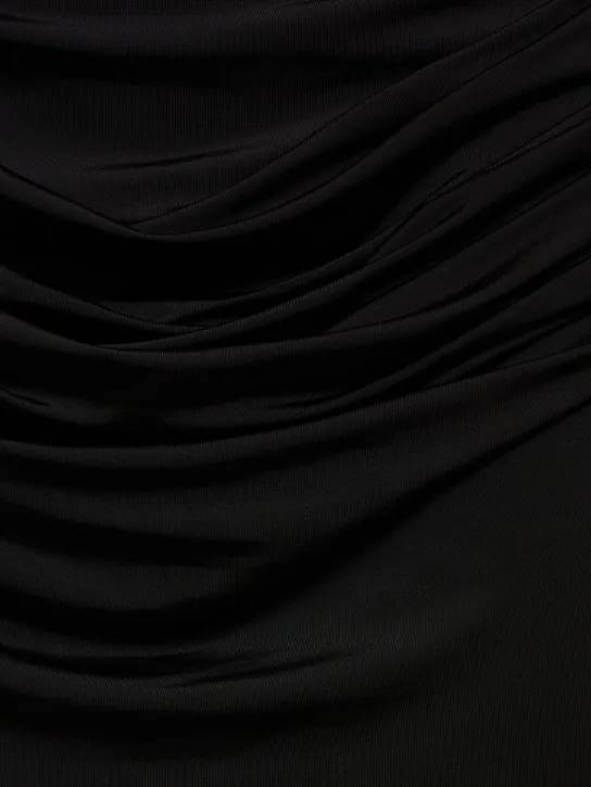 Magda Butrym   Draped viscose blend long skirt 