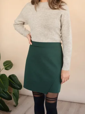 Mary Forest Green Mini Skirt