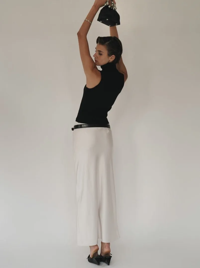 Maxi Satin Skirt