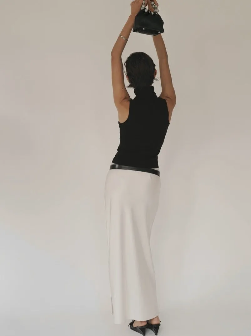 Maxi Satin Skirt