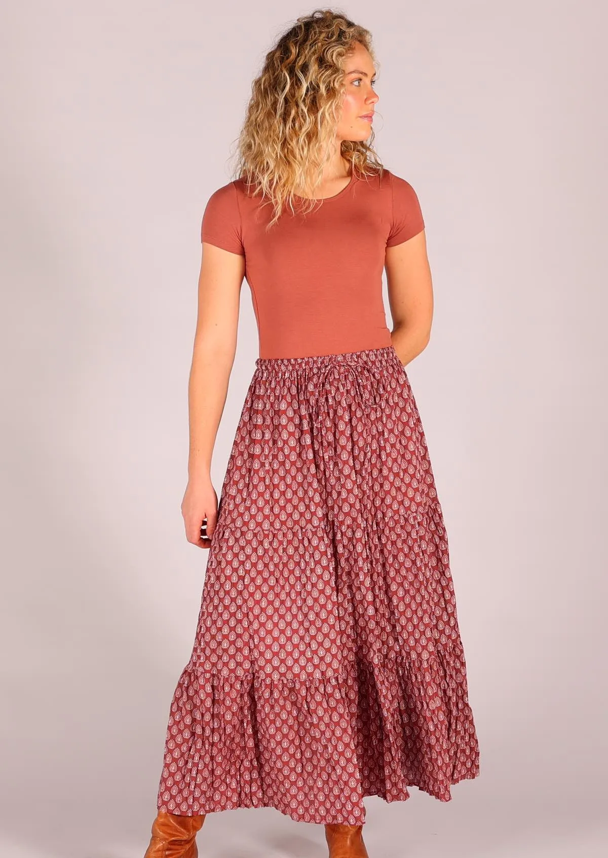 Maxi Skirt Henna