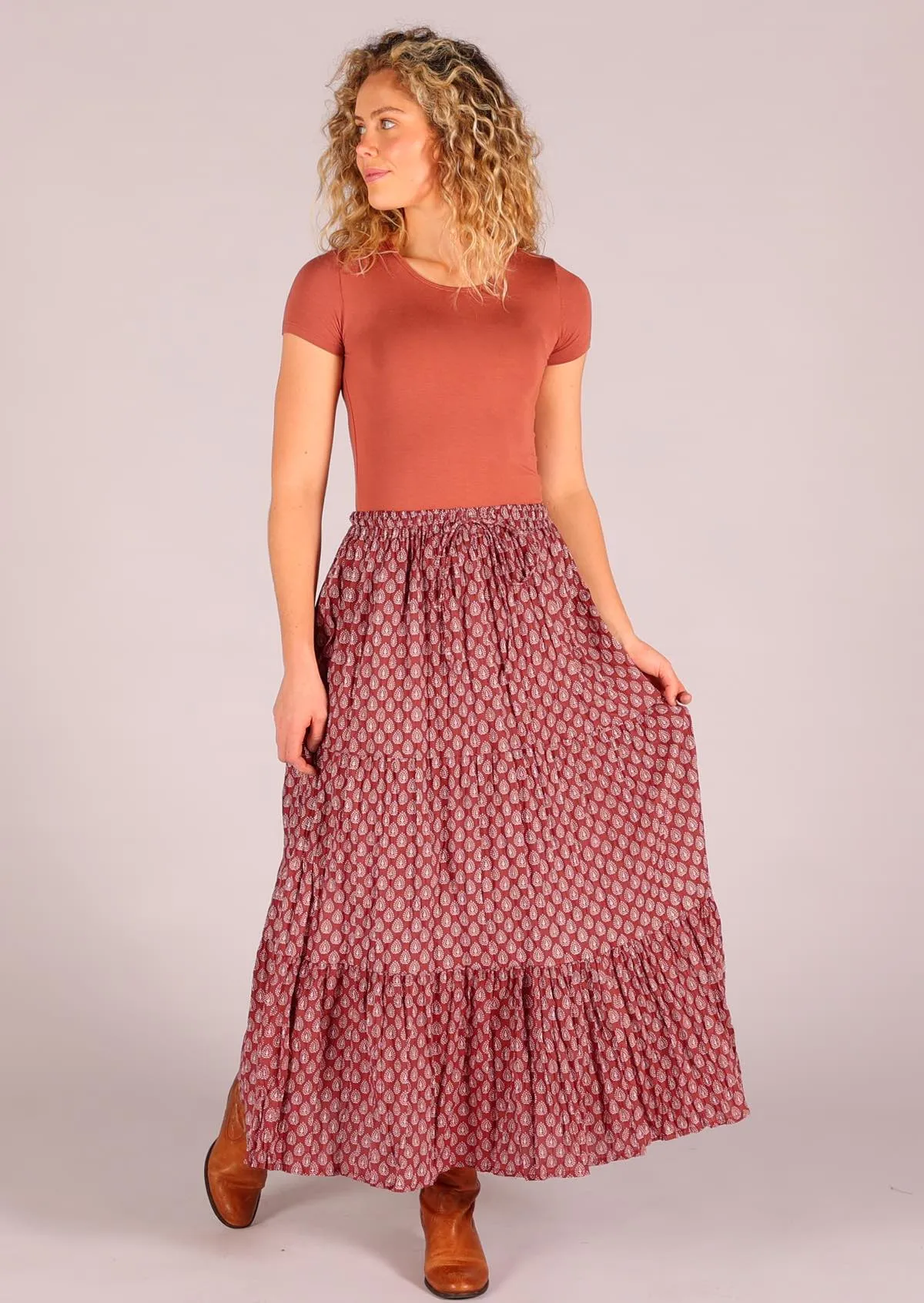 Maxi Skirt Henna