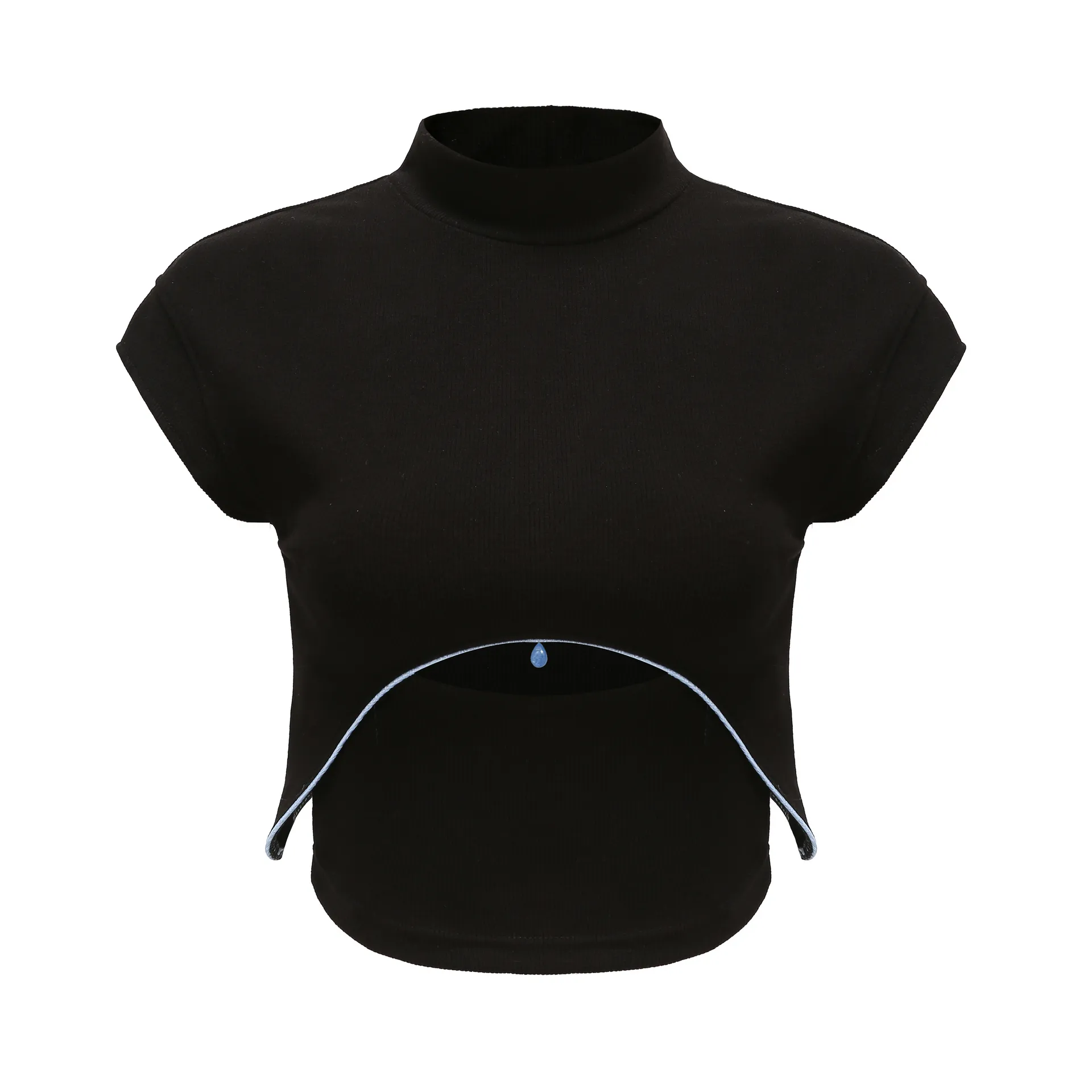 MIN CUTOUT TWO PIECE CROP TOP