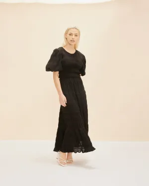 MIRELLA PRAIRIE DRESS BLACK
