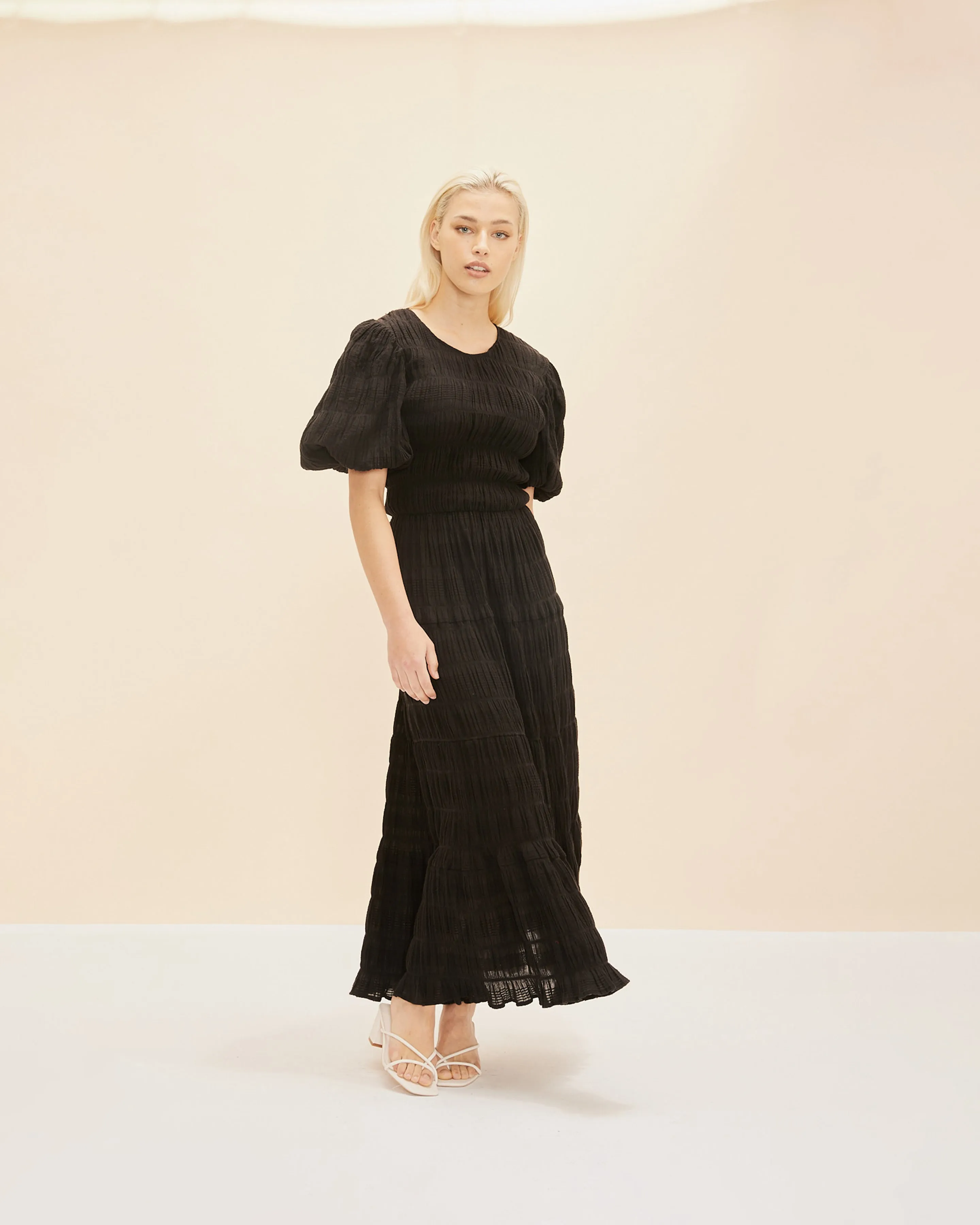 MIRELLA PRAIRIE DRESS BLACK