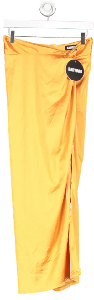 Miss Guided Orange Sienna Maxi Skirt UK S