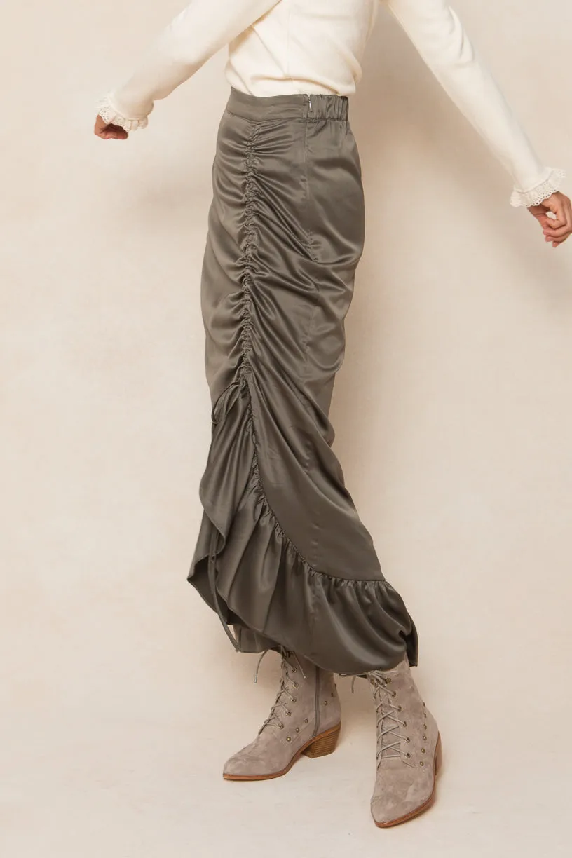 Morgan Skirt in Green - FINAL SALE