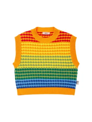 N°21   Sleeveless cotton tricot knit top 