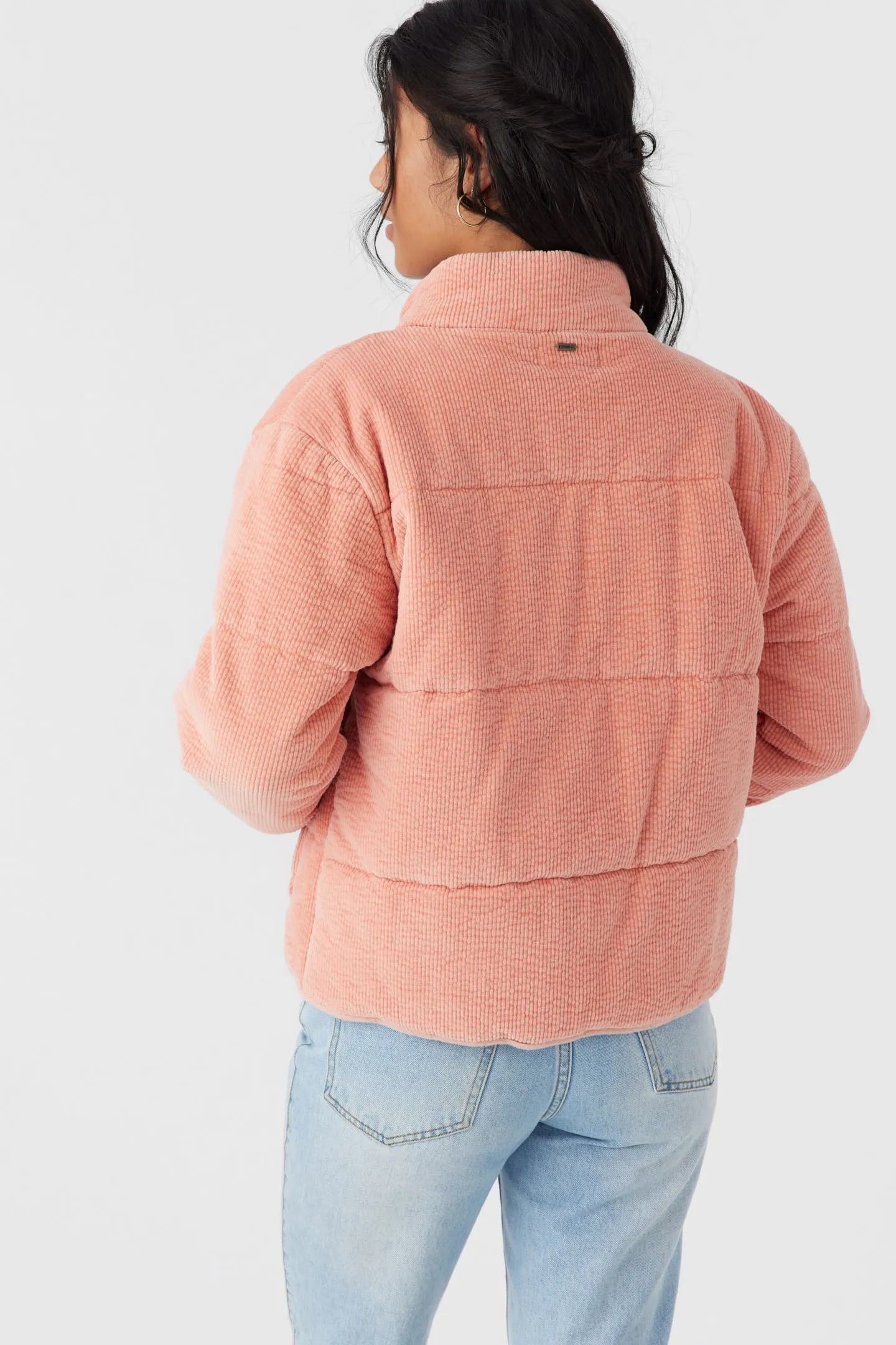 NOVAH CORDUROY QUILTED ZIP JACKET