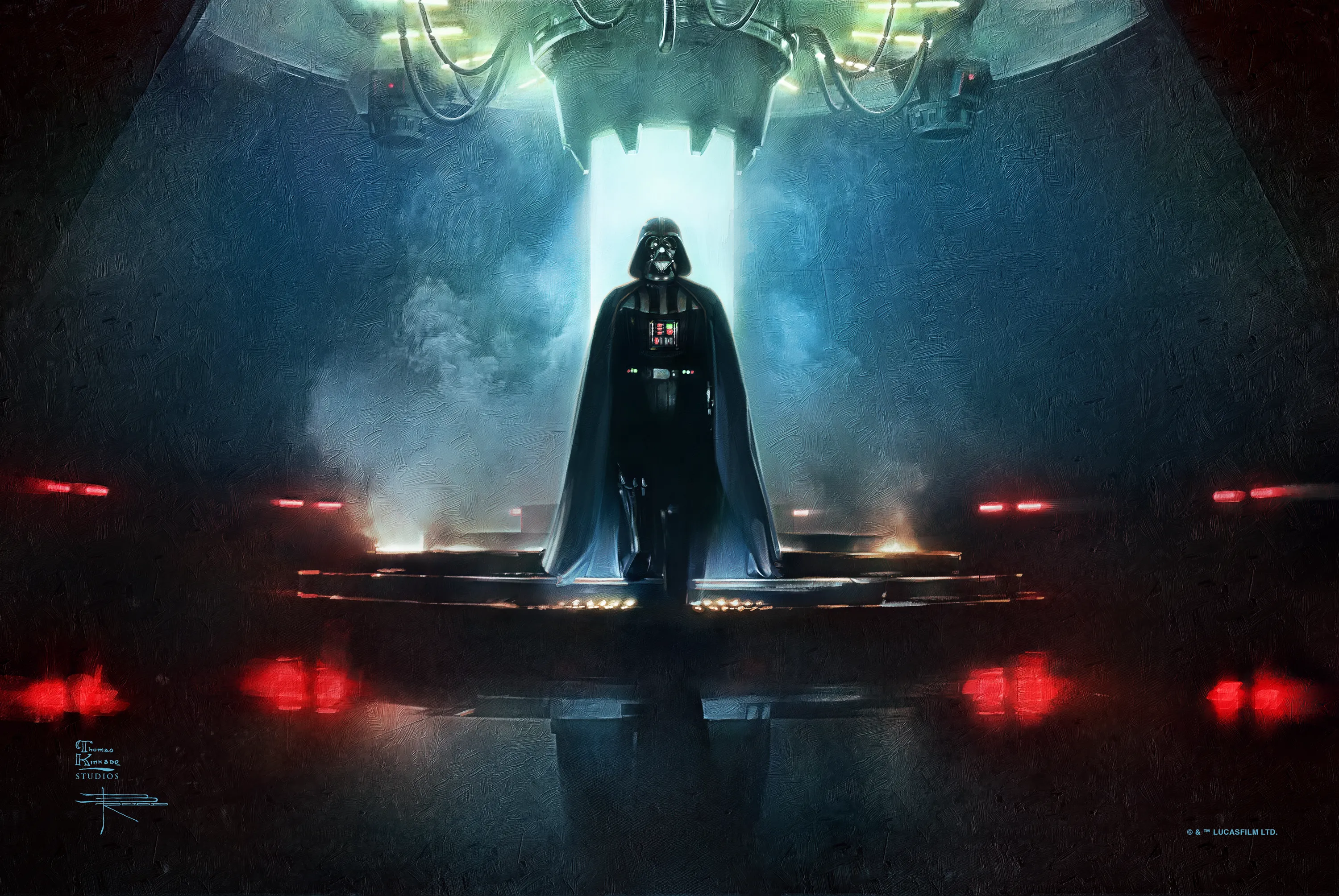 Obi-Wan Kenobi - Darkness Has Arrived - Framed Limited Edition Canvas (SN - Standard Numbered) - 27.5" x 36.5"