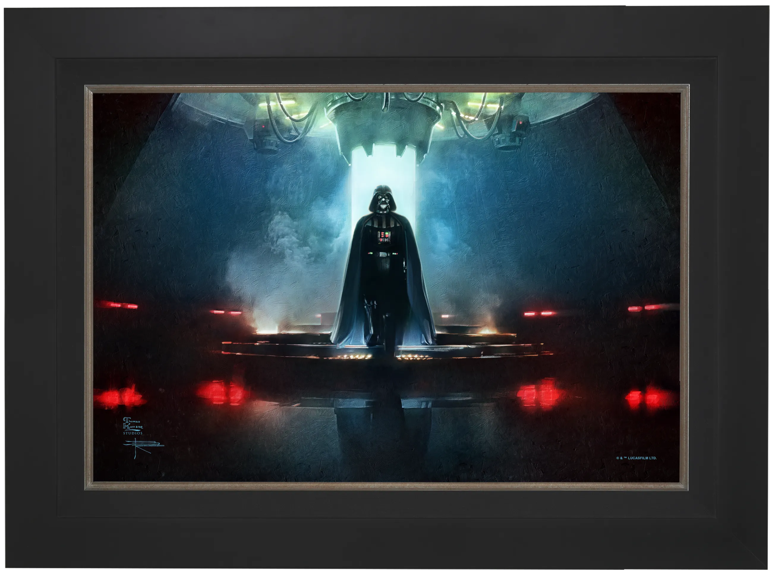 Obi-Wan Kenobi - Darkness Has Arrived - Framed Limited Edition Canvas (SN - Standard Numbered) - 27.5" x 36.5"