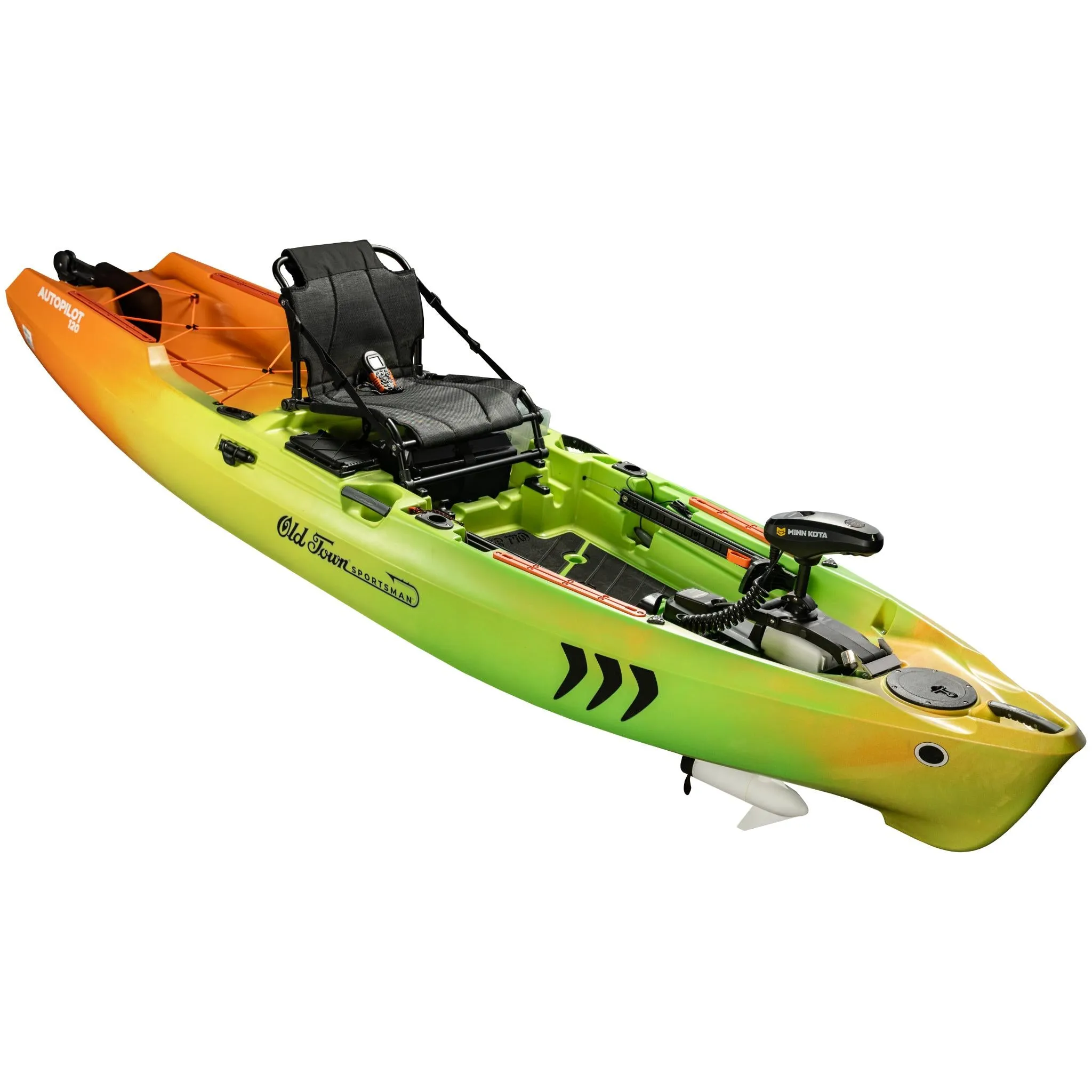 Old Town Limited Edition Fire Tiger Sportsman AutoPilot 120 Kayak