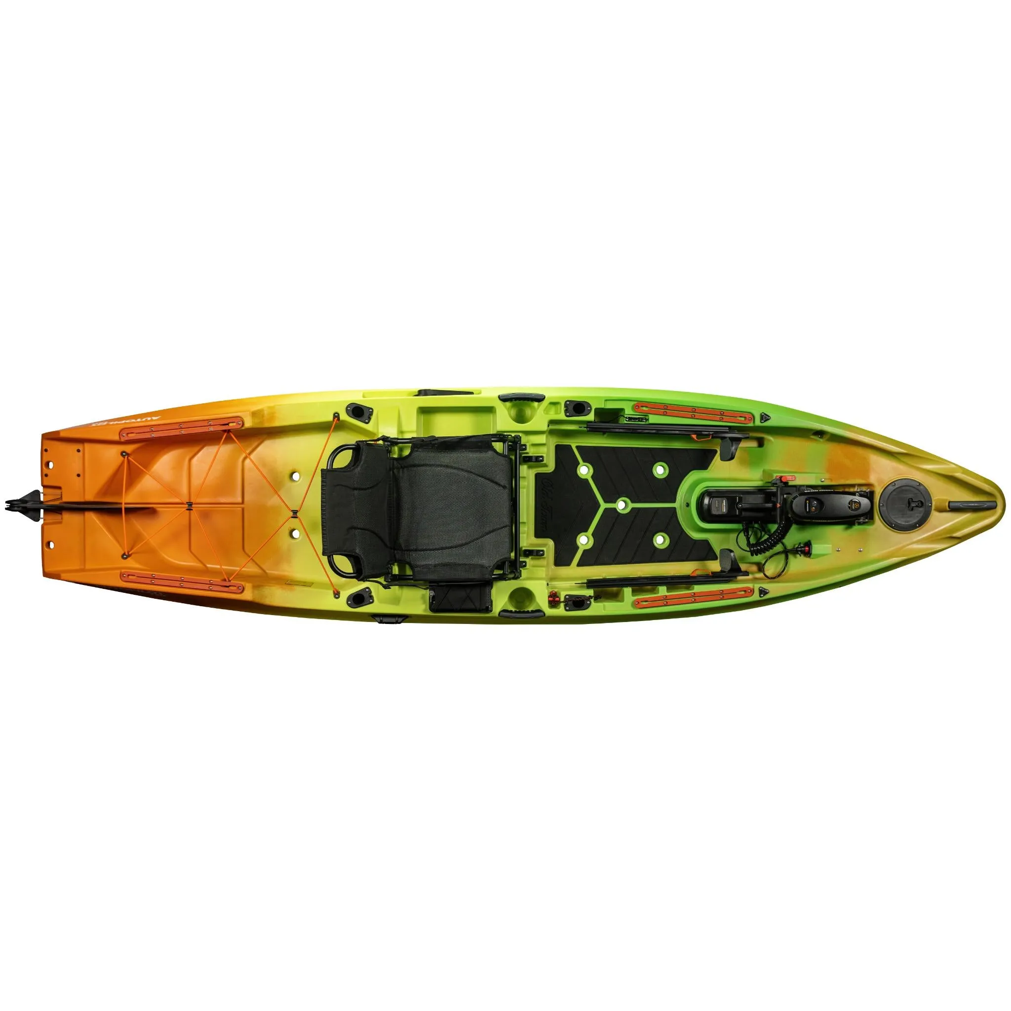 Old Town Limited Edition Fire Tiger Sportsman AutoPilot 120 Kayak
