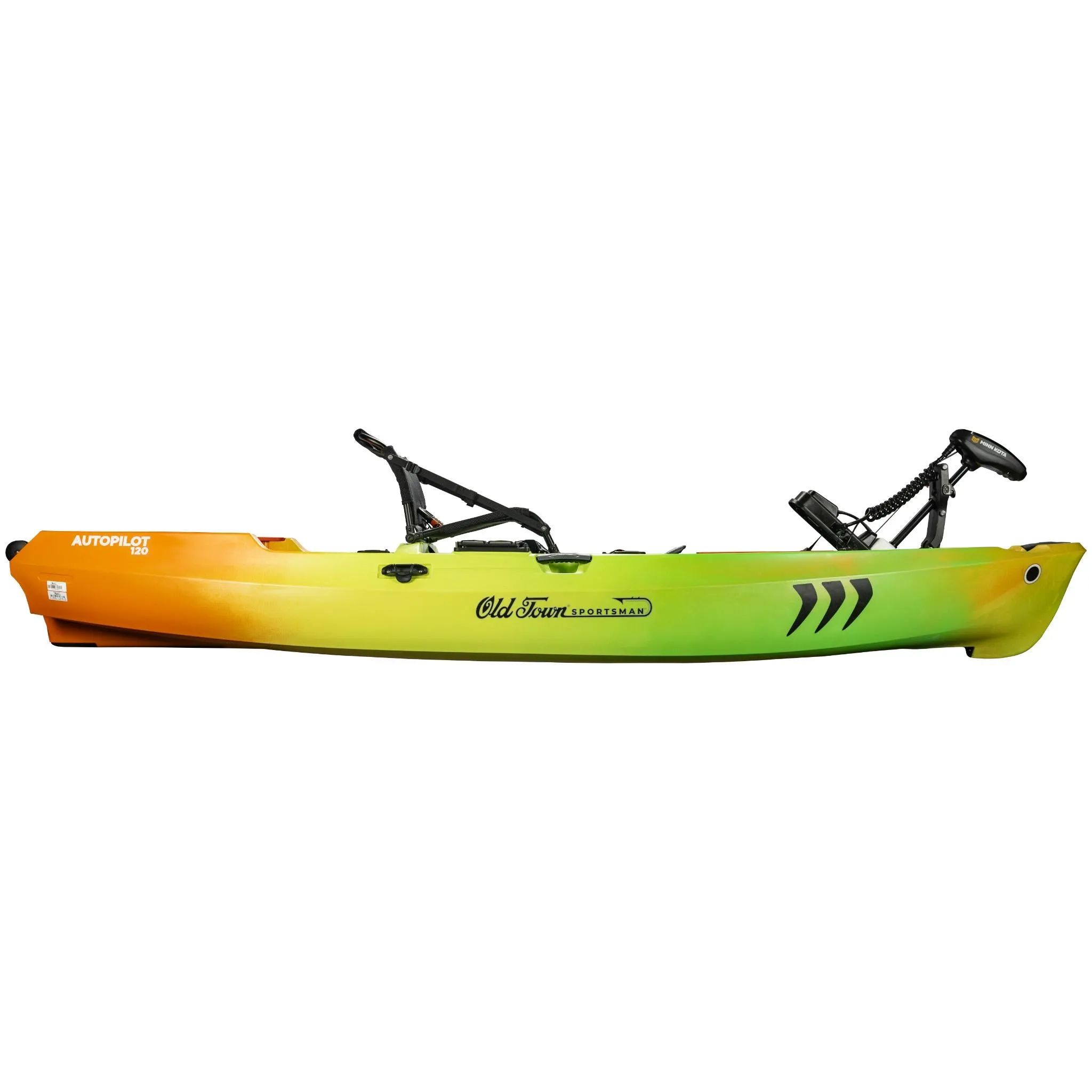 Old Town Limited Edition Fire Tiger Sportsman AutoPilot 120 Kayak