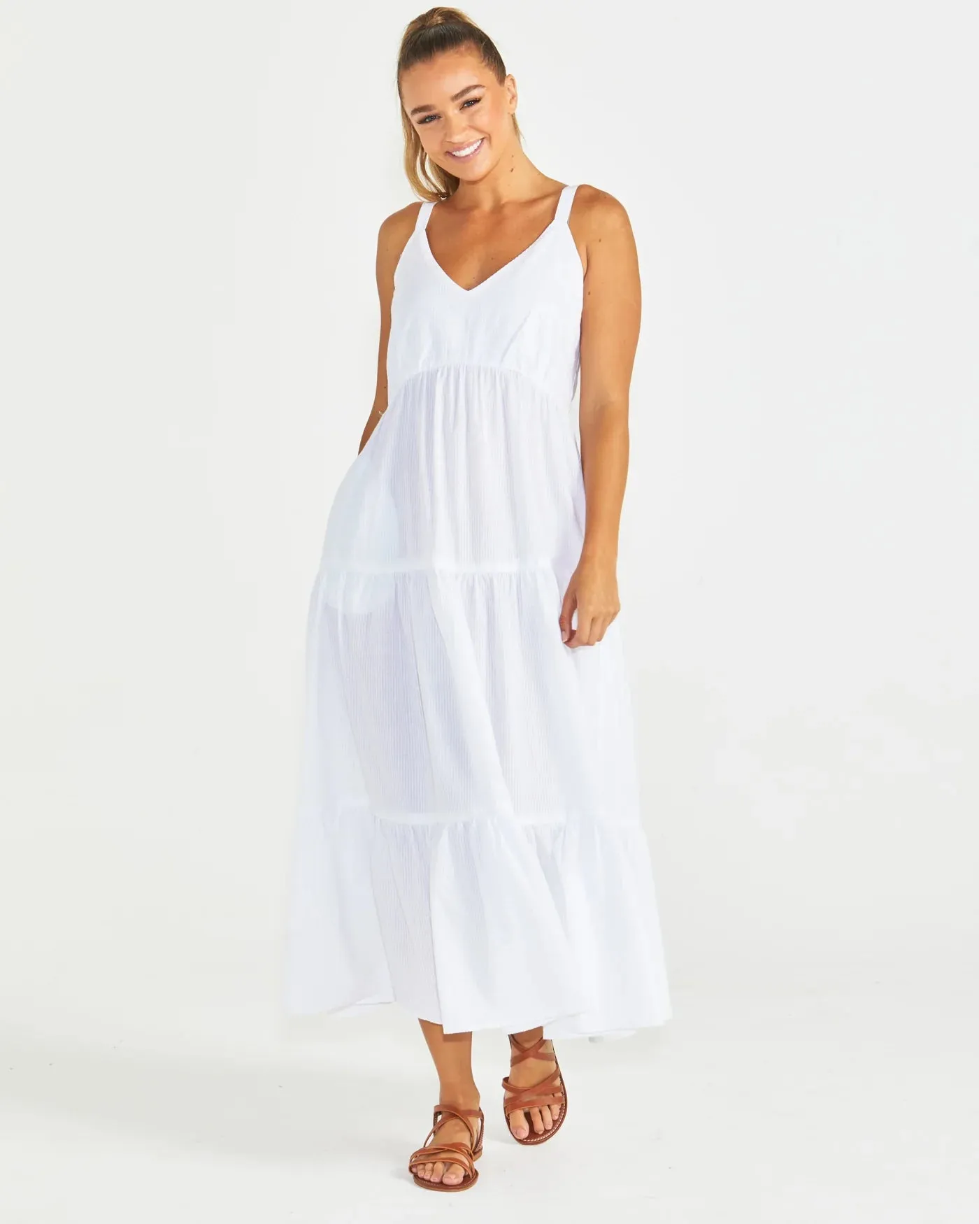 PHILLIPA TIERED MAXI DRESS