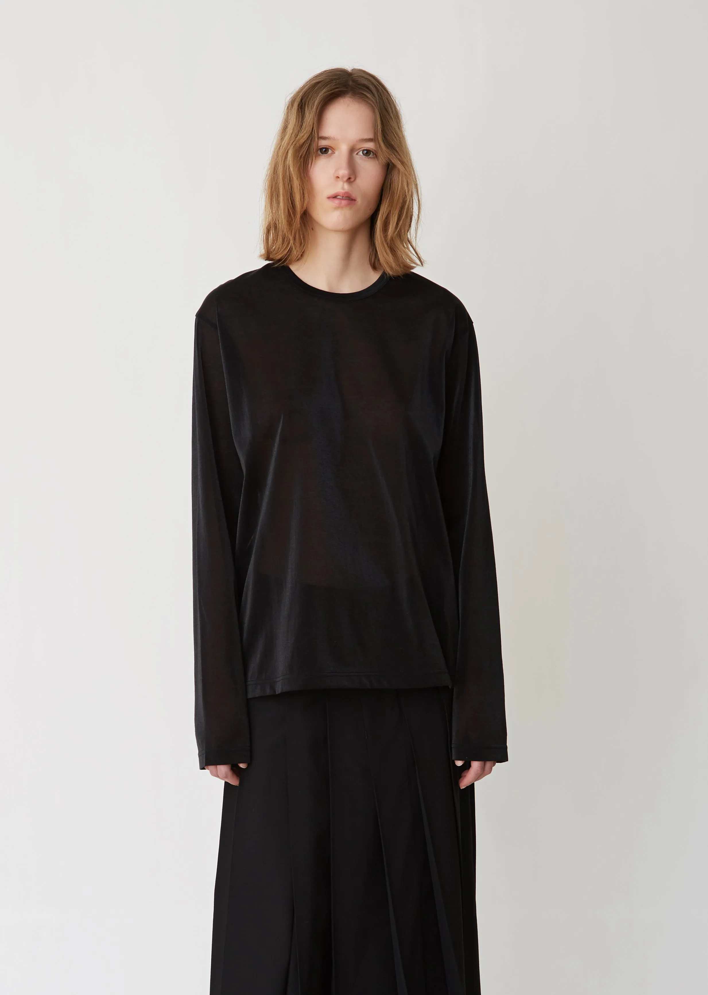 Plating Jersey Crewneck Top