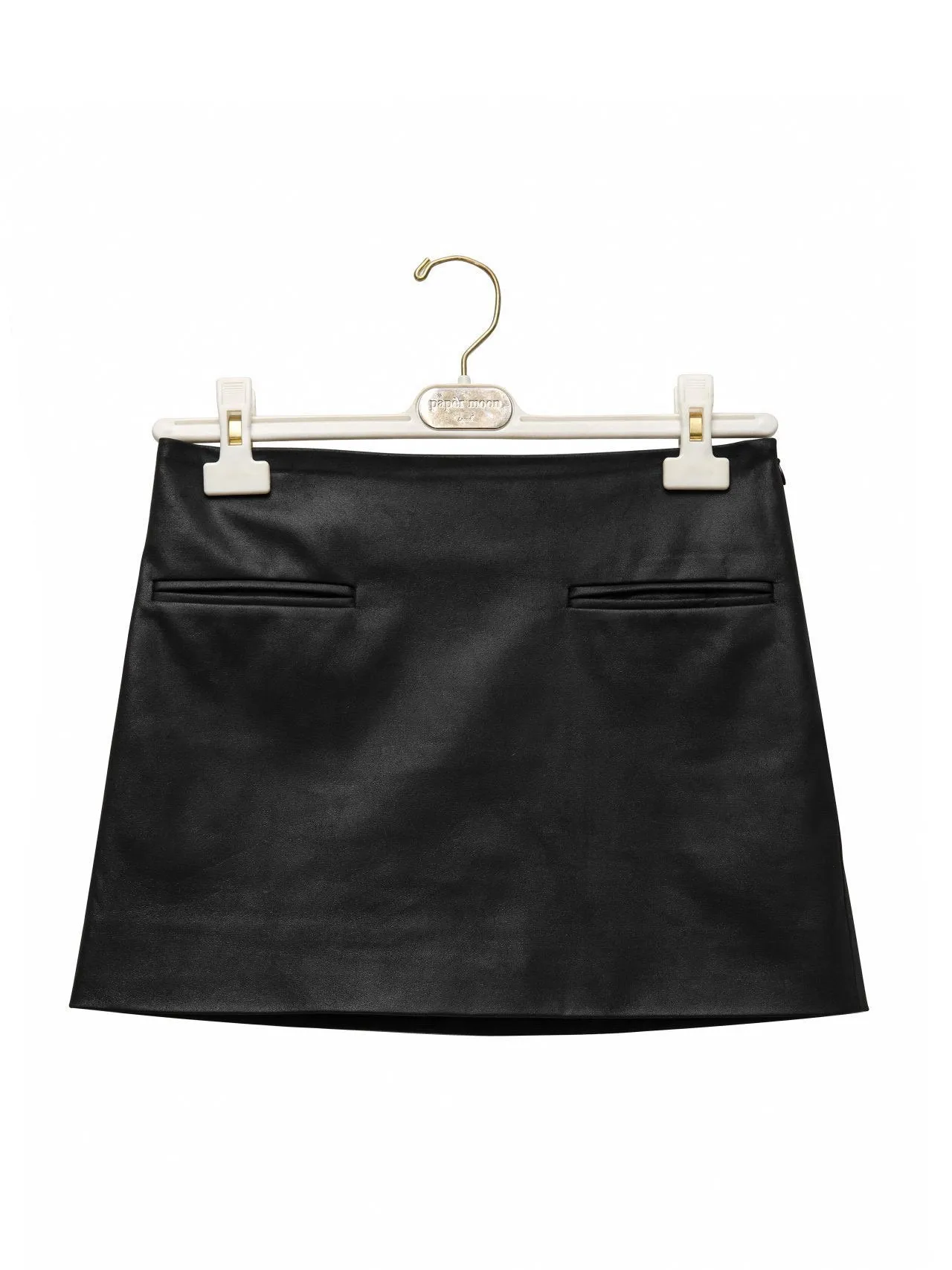 POCKET DETAIL SUEDE SKIRT