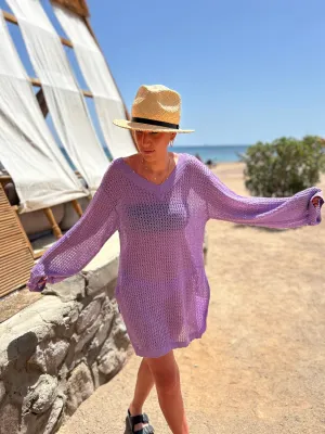 Purple Summer Knit top