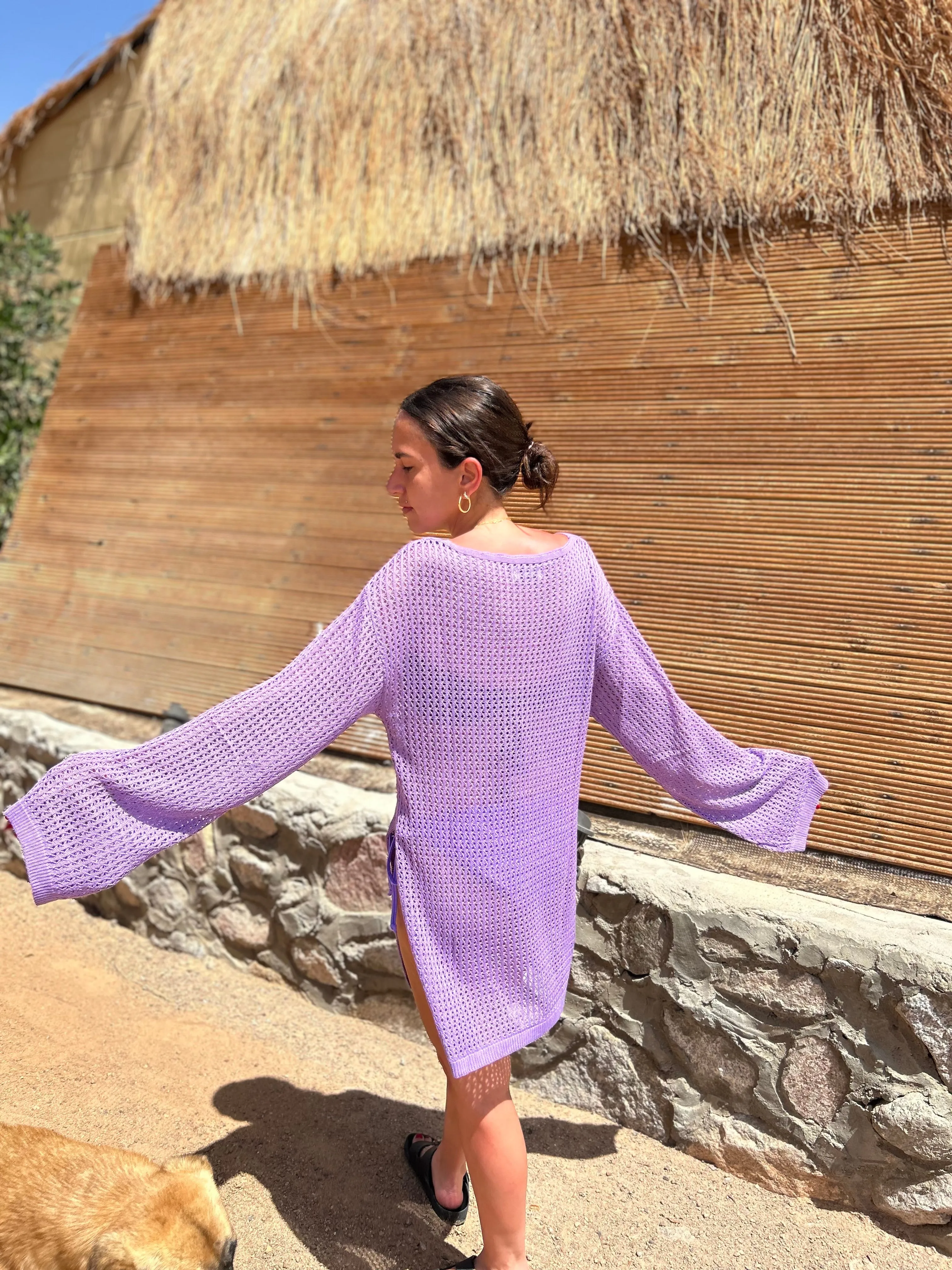 Purple Summer Knit top