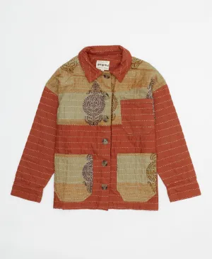 Quilted Chore Jacket - Rust - No. 240505 - Medium