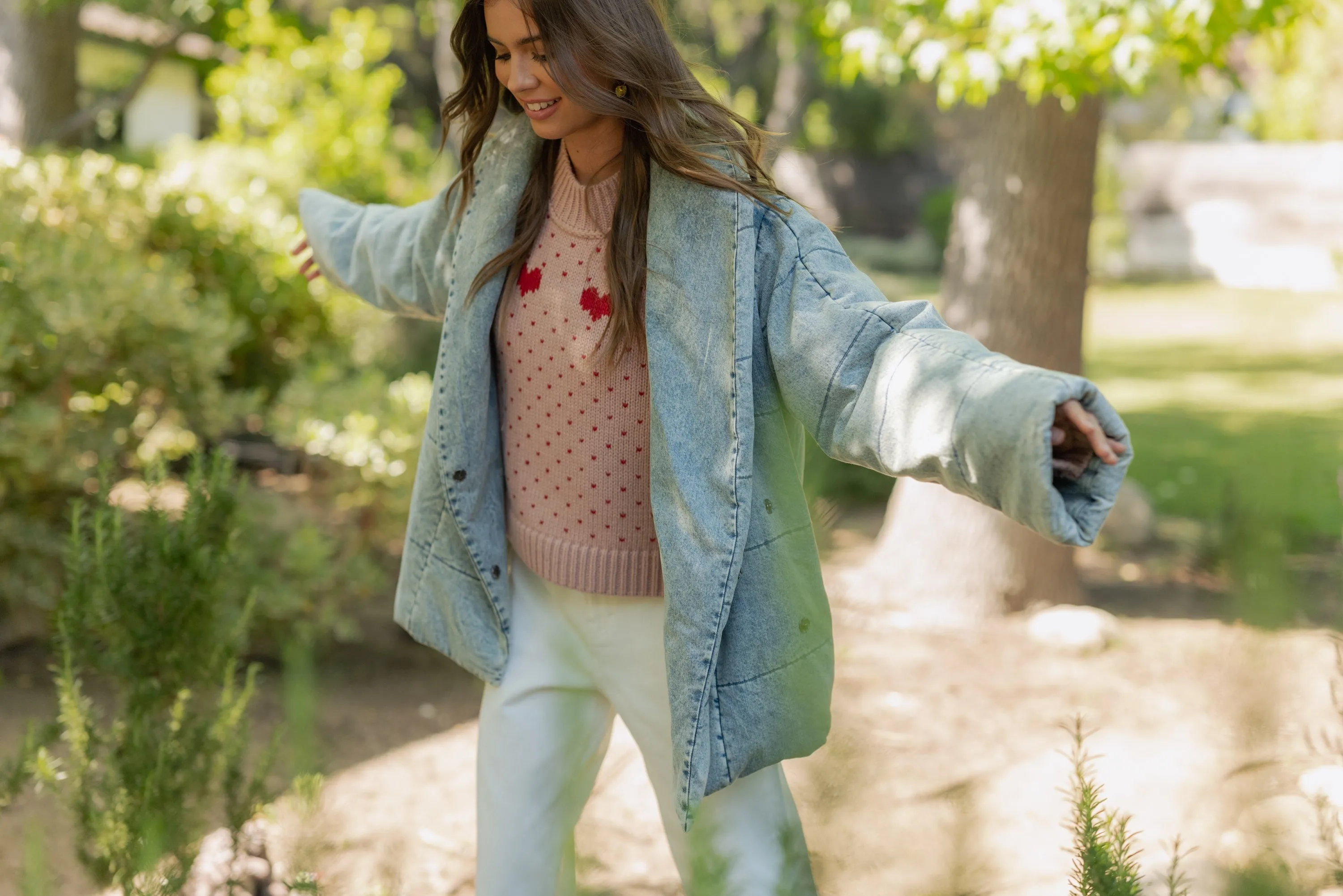 Quilted Denim Jacket