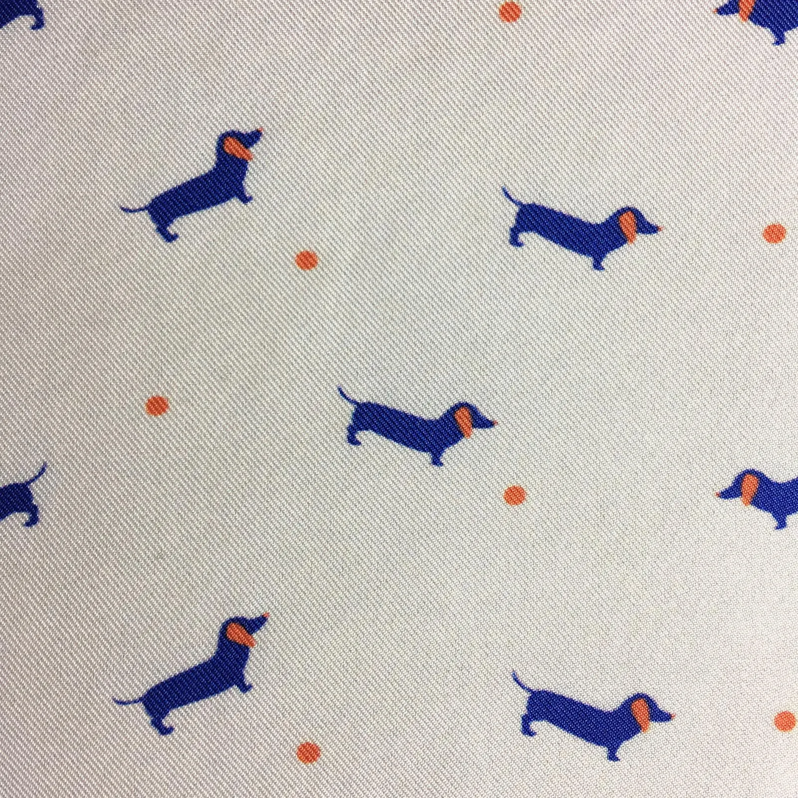 "HAPPY DOG" DIGITAL PRINT POCKET SQUARE
