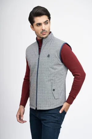 REVERSIBLE JACKET S/L BLACK WHITE