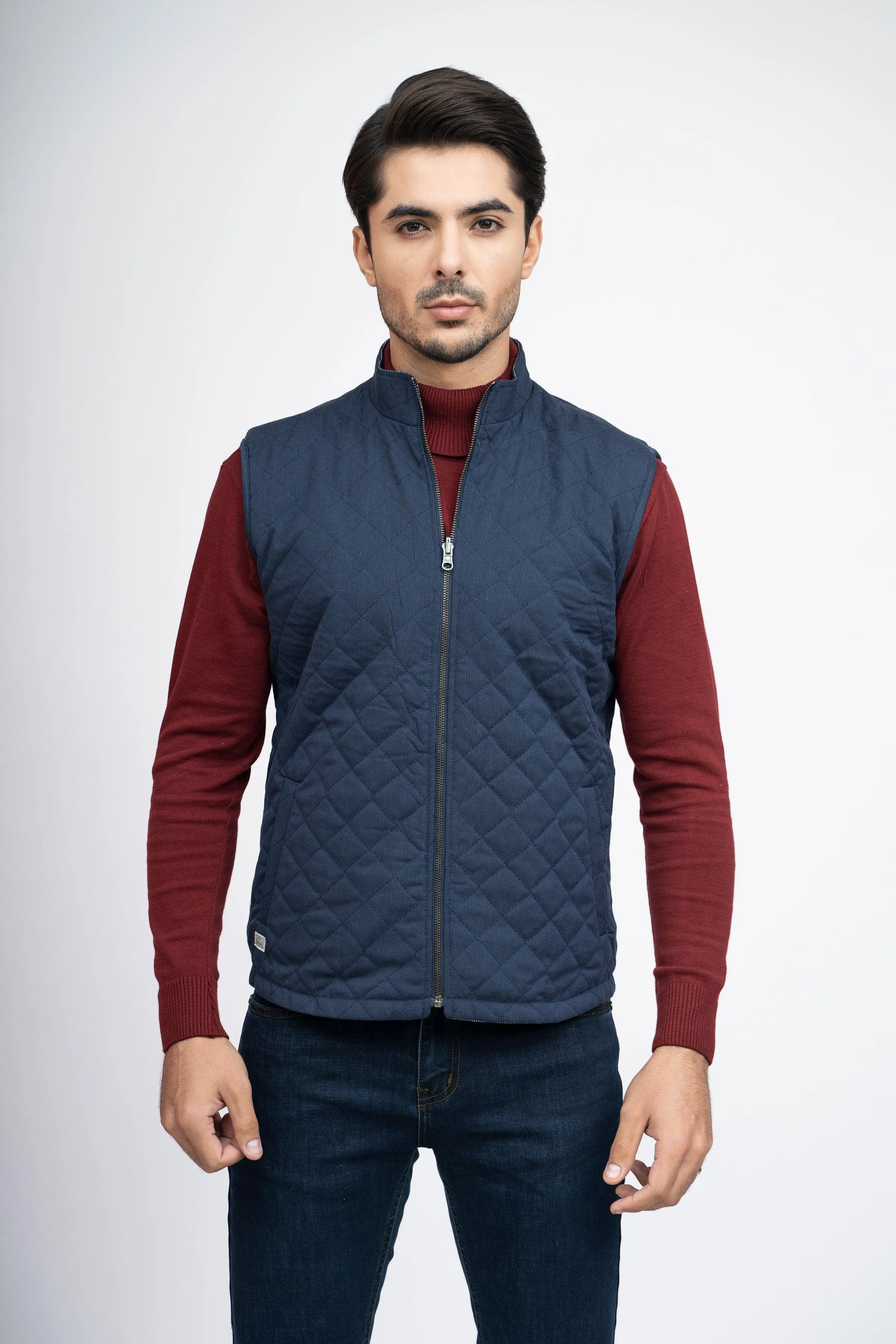 REVERSIBLE JACKET S/L BLACK WHITE