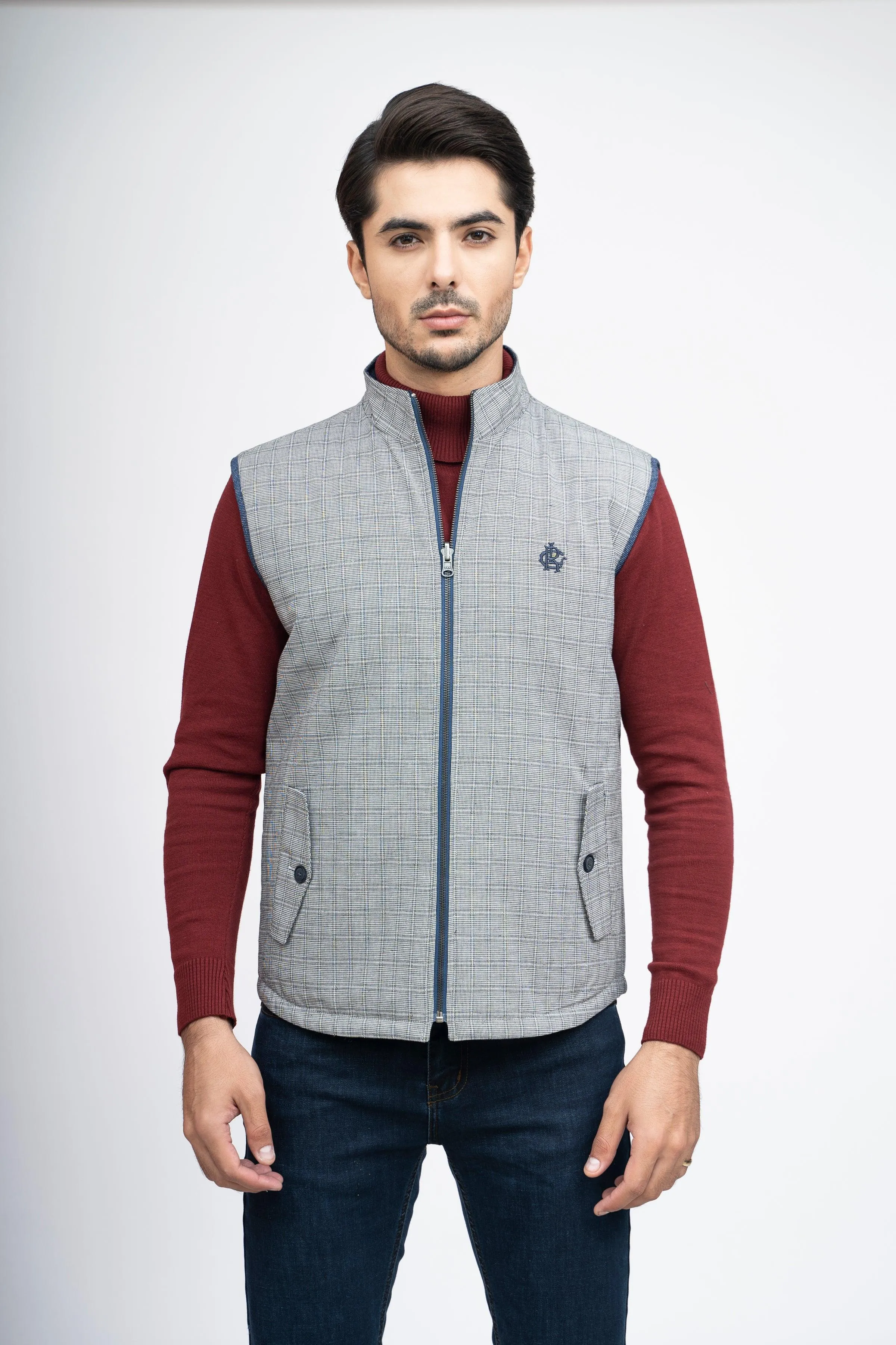 REVERSIBLE JACKET S/L BLACK WHITE