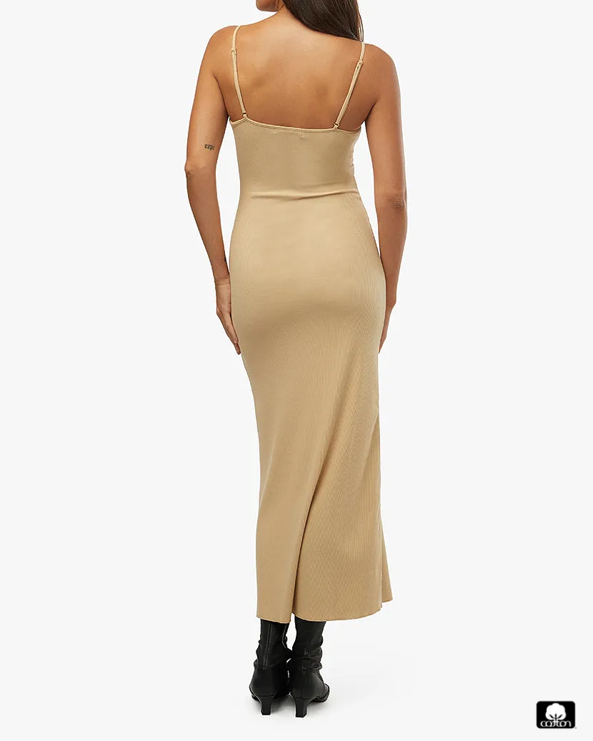 Ribbed Maxi Dress