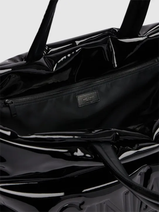Saint Laurent   Maxi patent tote bag 