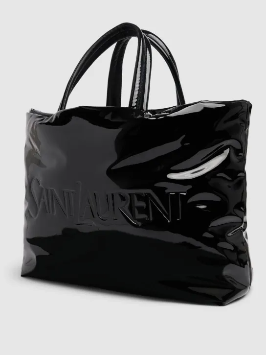 Saint Laurent   Maxi patent tote bag 