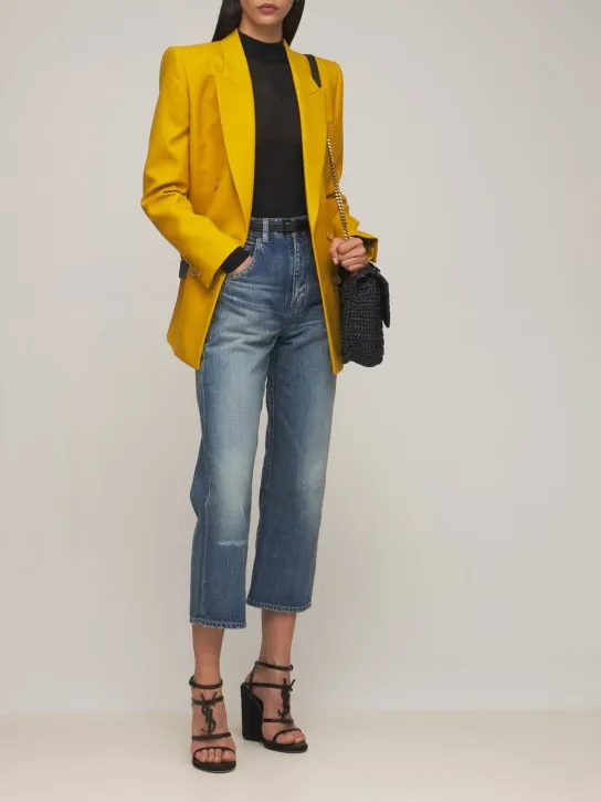 Saint Laurent   Silk knit top 