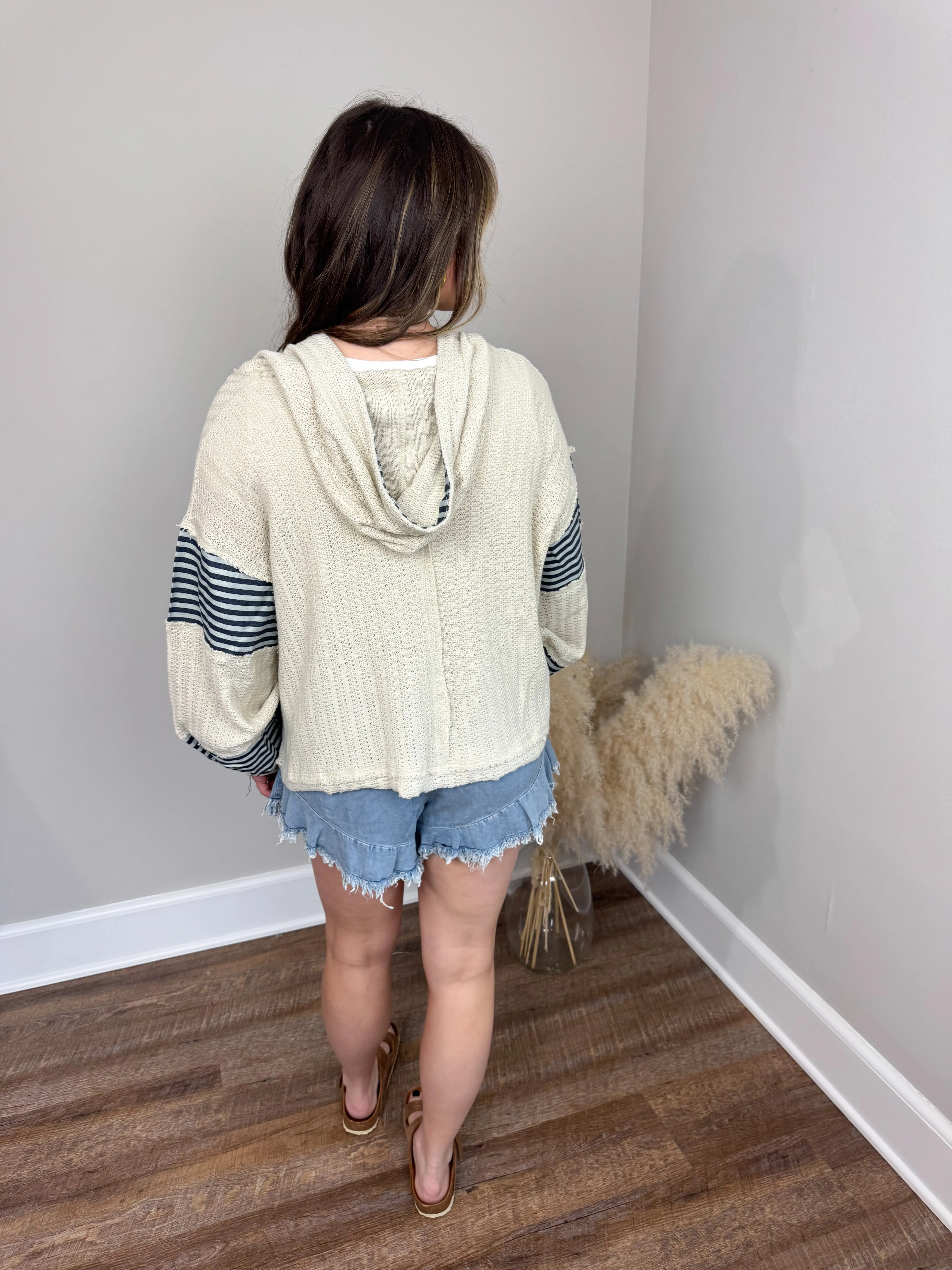 Sandalwood Knit Hoodie