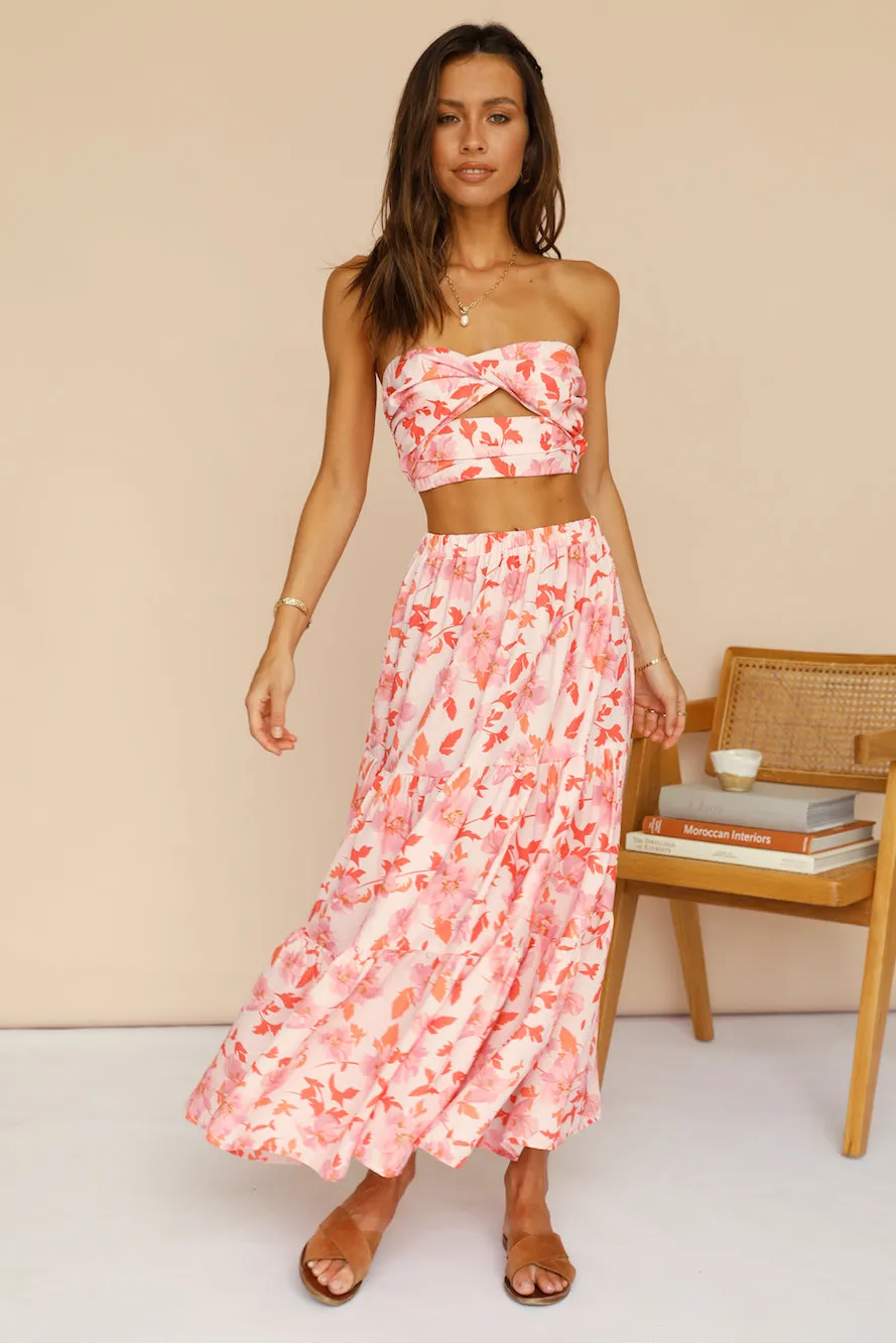 Secret Message Maxi Skirt