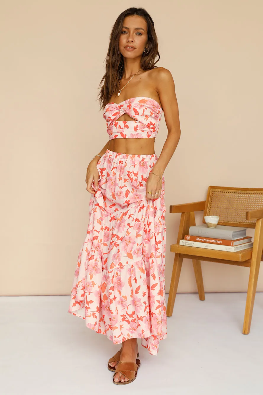 Secret Message Maxi Skirt