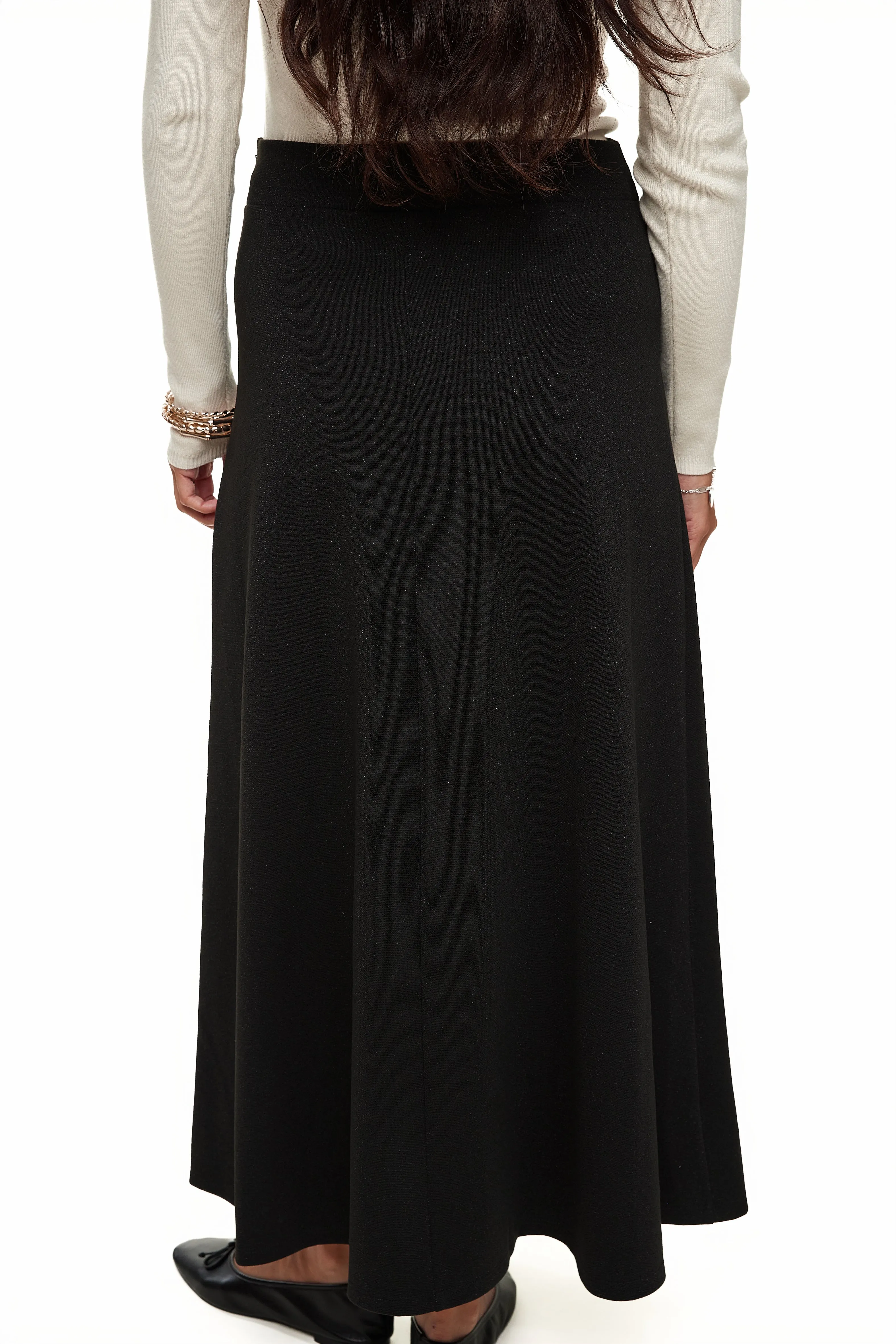 SHIMMER EMBELLISHED MAXI SKIRT