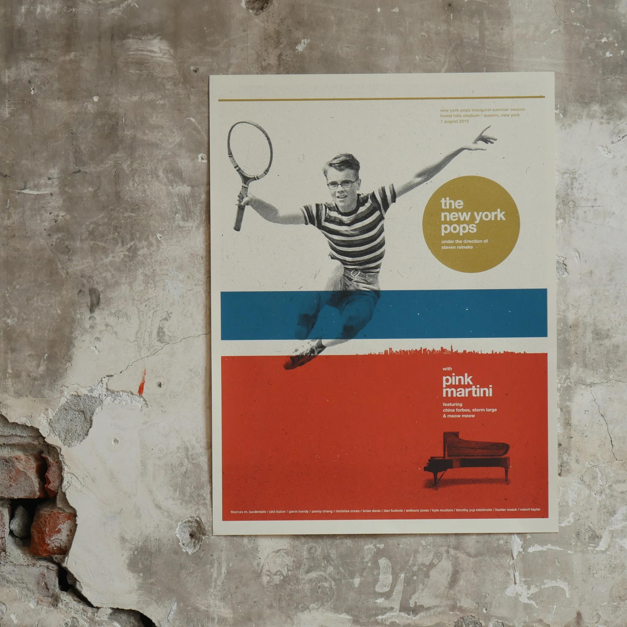 SIGNED! New York Pops 2015 | Tour Poster