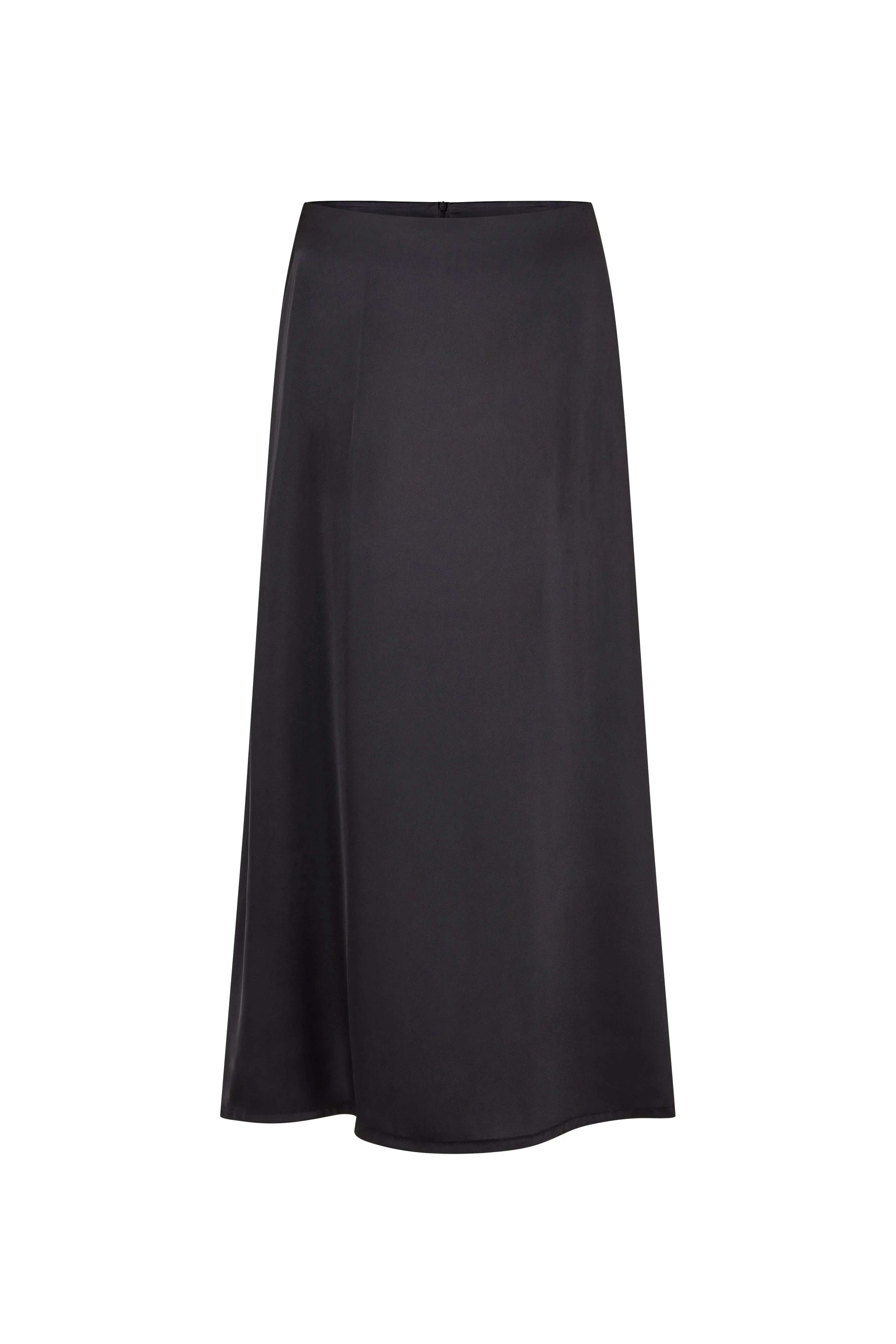Silk Skirt White
