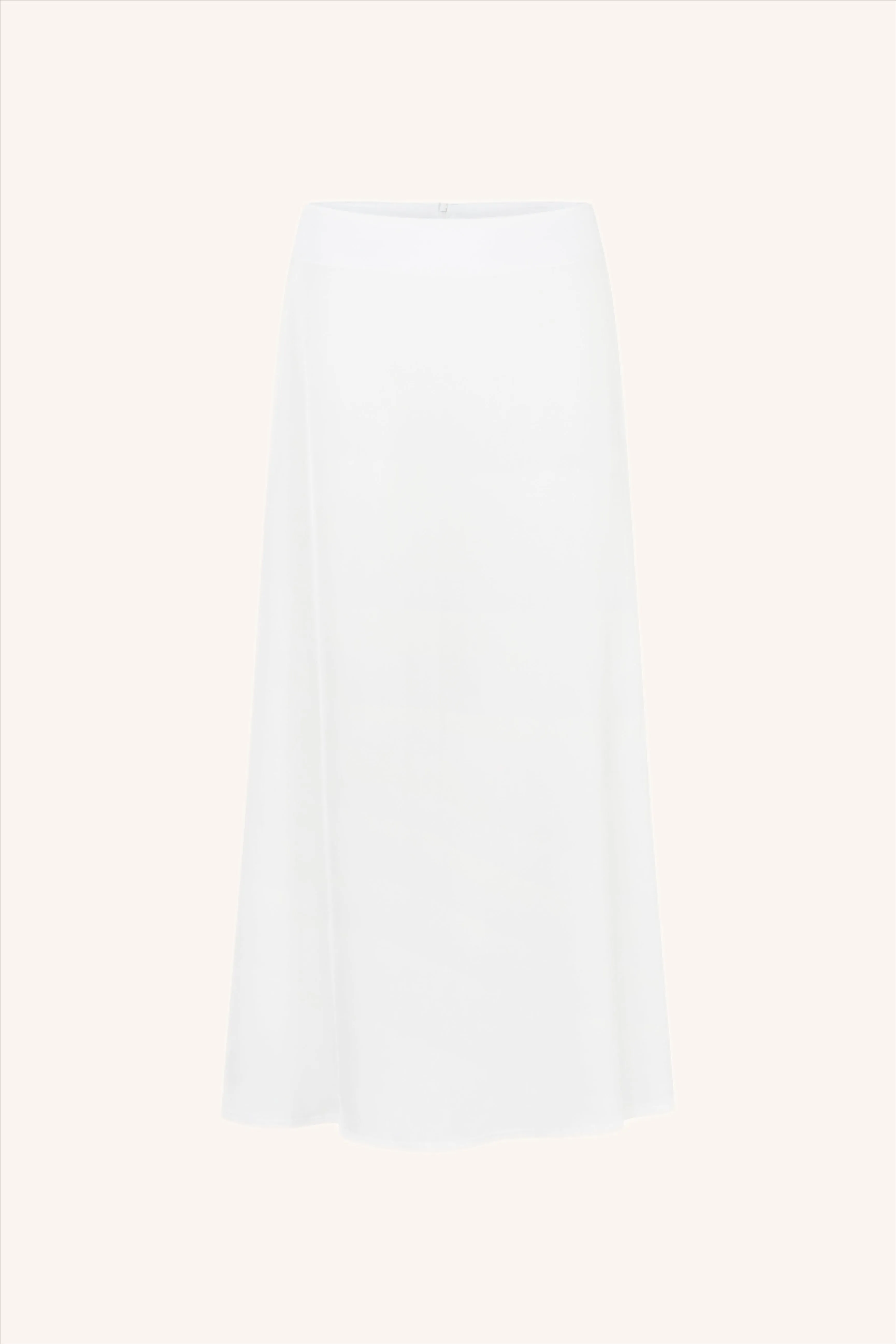 Silk Skirt White