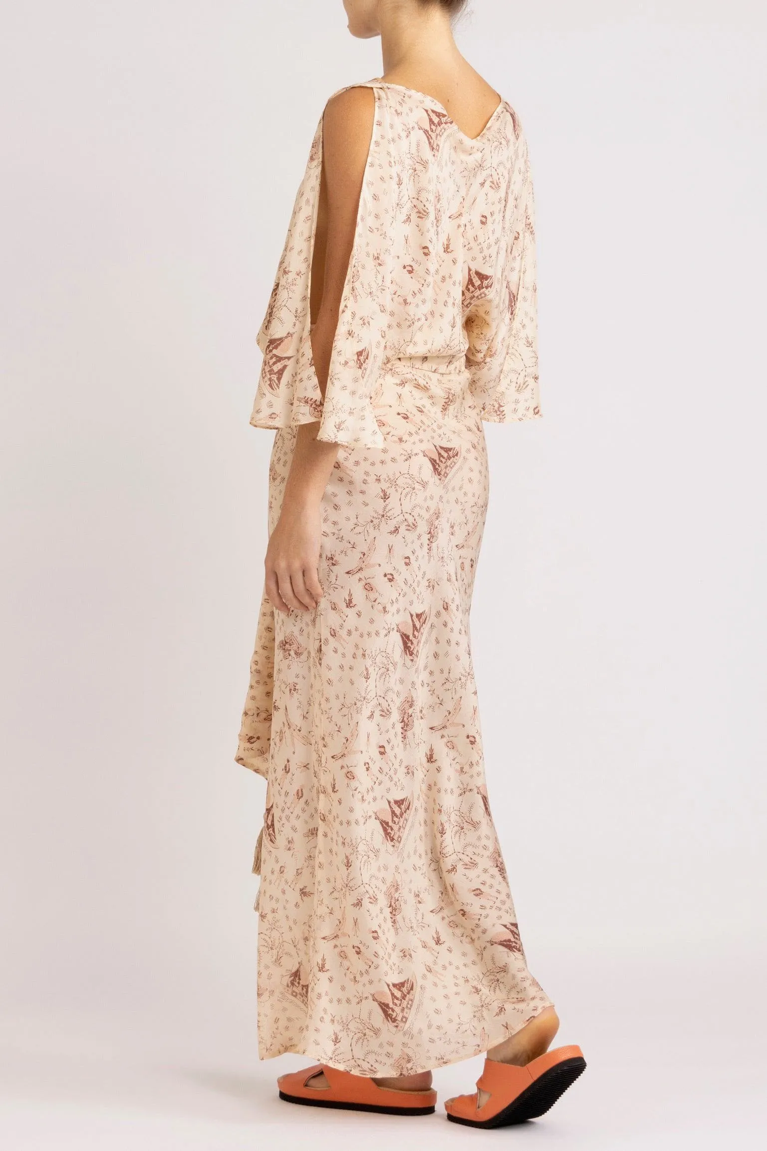 Sinclair Silk Habotai Goddess Dress