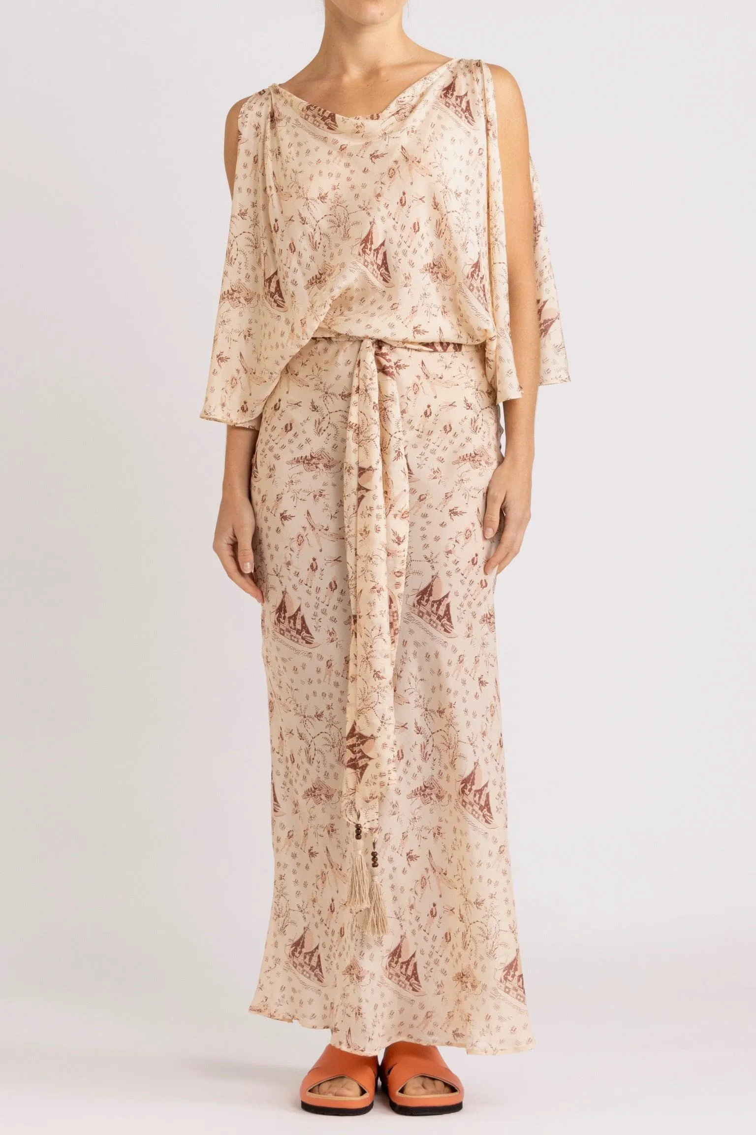 Sinclair Silk Habotai Goddess Dress